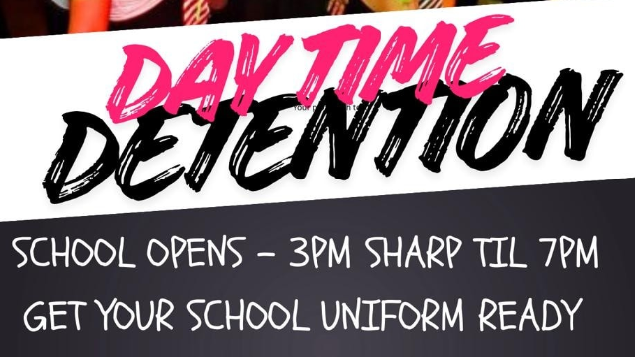 Daytime Detention - Over 30s School Disco