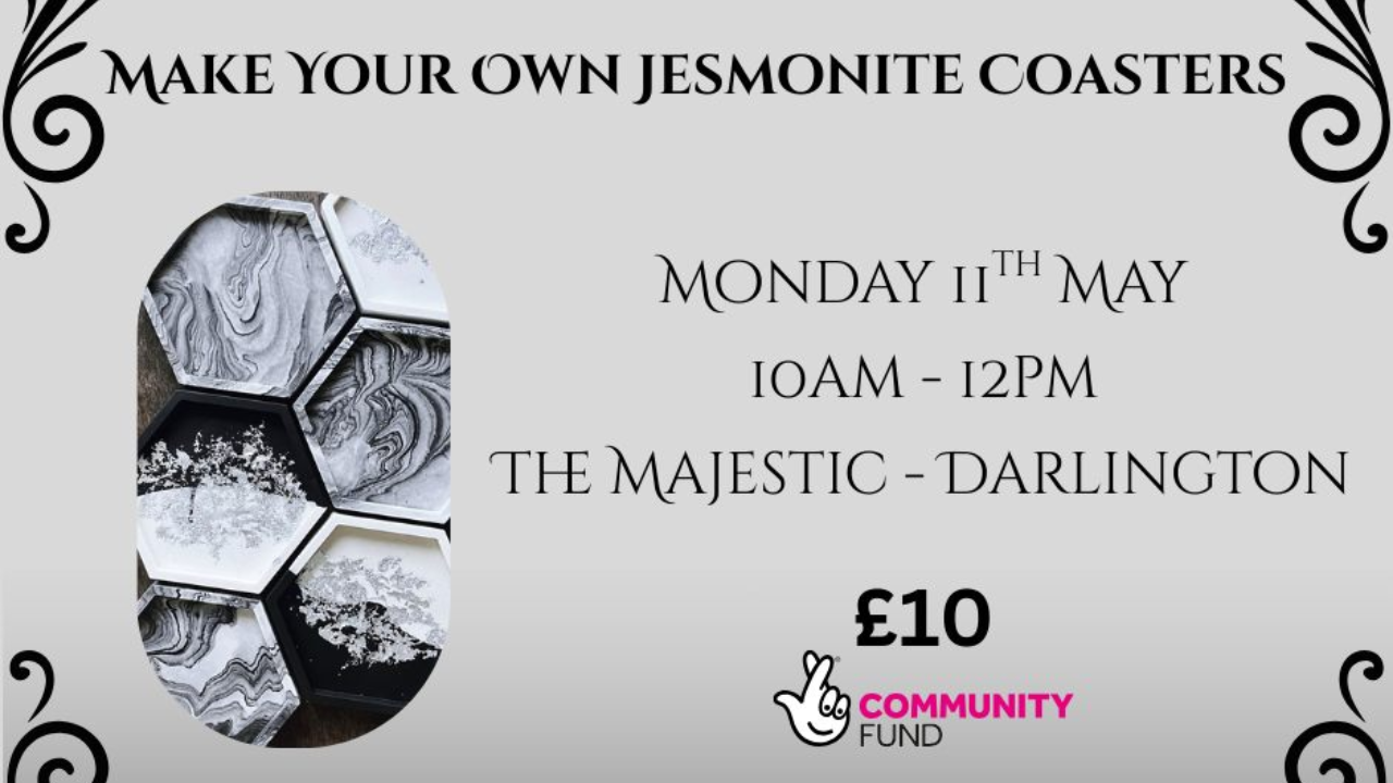 Community Workshop: Jesmonite Coasters